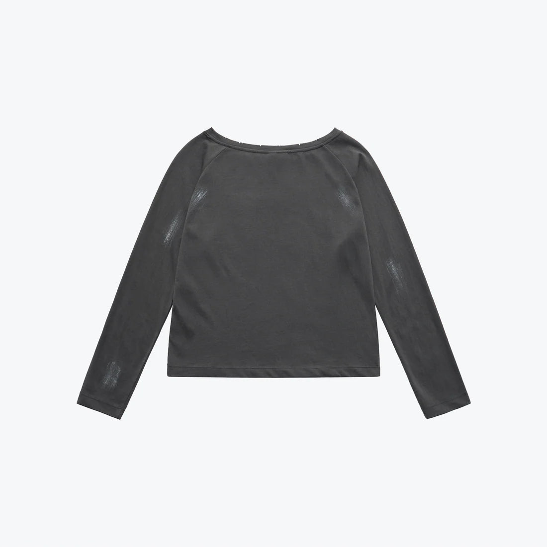 Sense Wings Off-Shoulder Grey Tee