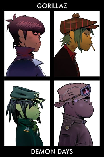 Gorillaz Demon Days Poster #549