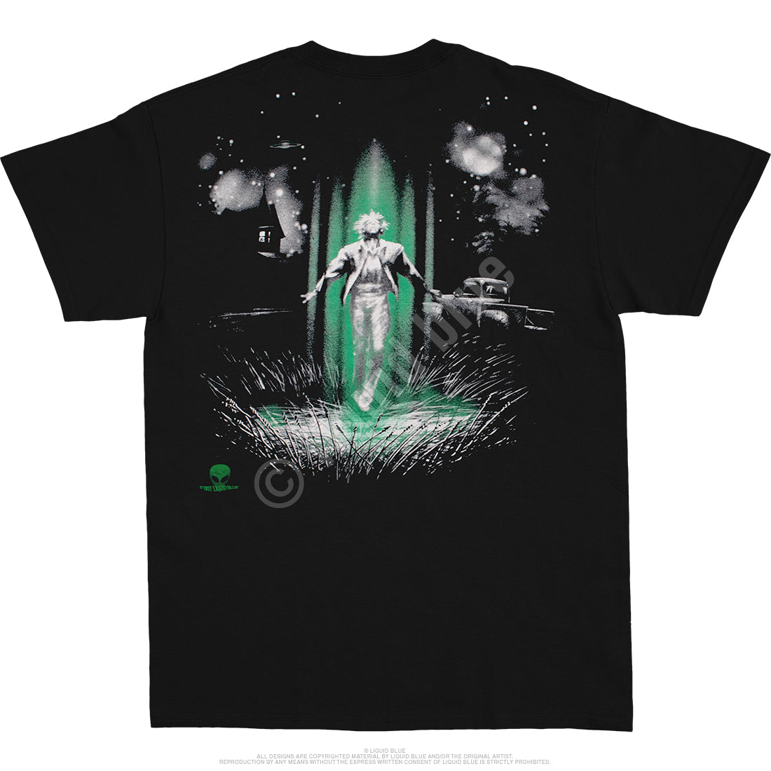 Alien Invasion Black Tee