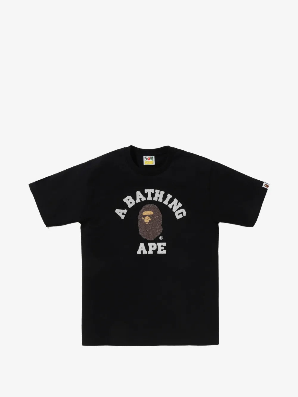 Bape Ape Head Glitter Black Tee