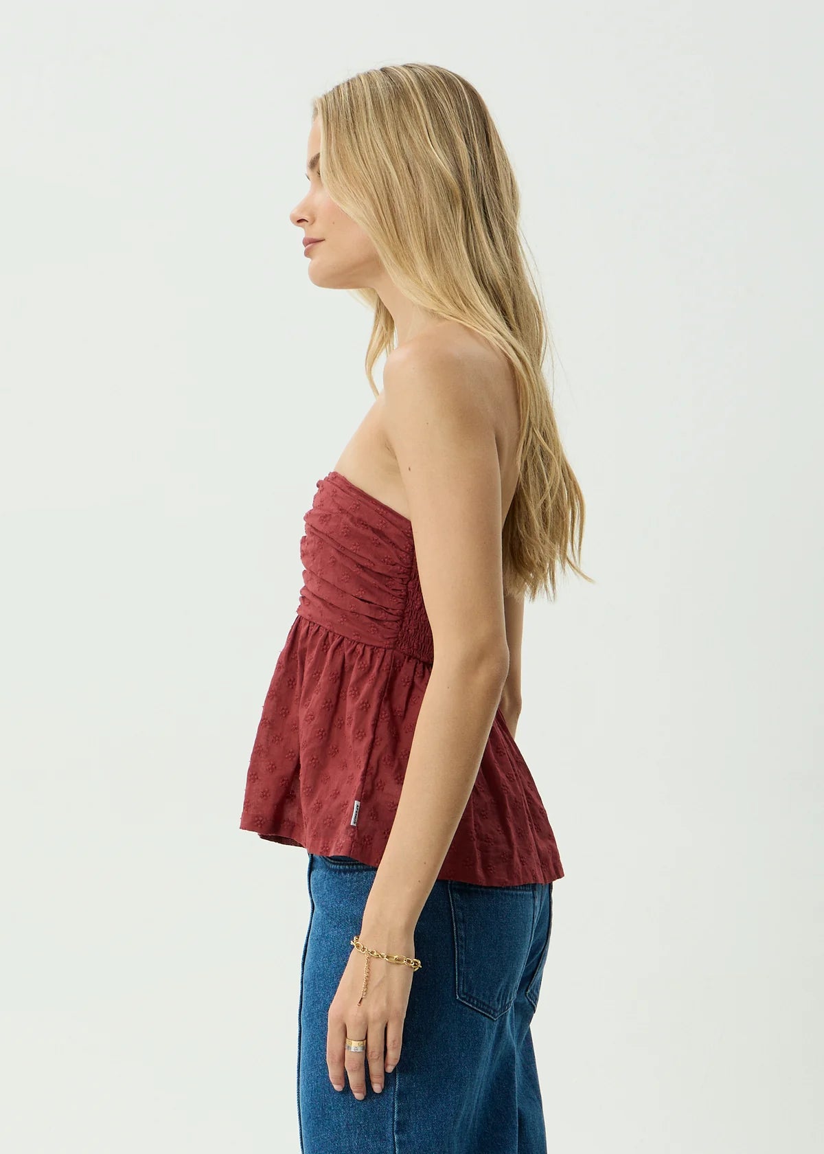 Juni - Strapless Top - Ruby Anglaise