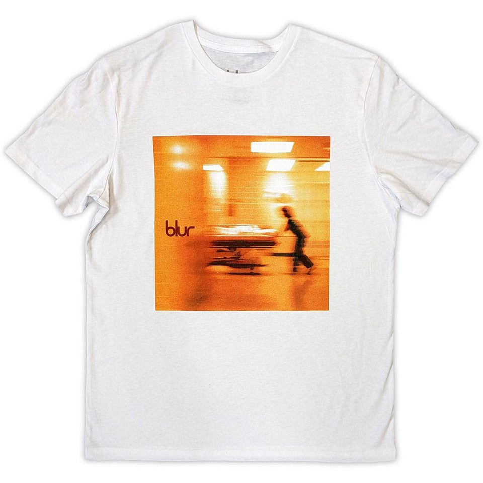 Blur Blur Album Cover White Tee