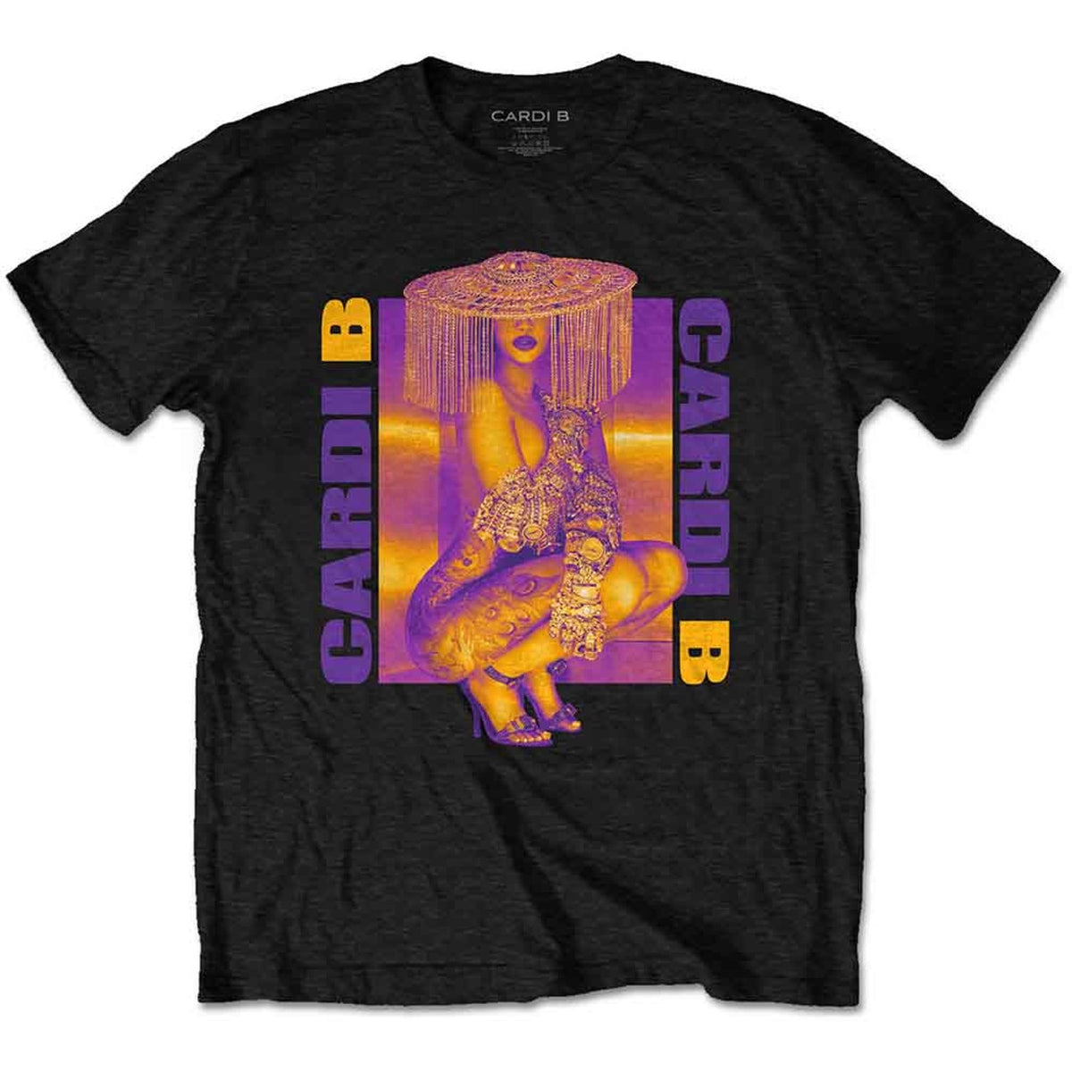 Cardi B Squat Black Tee