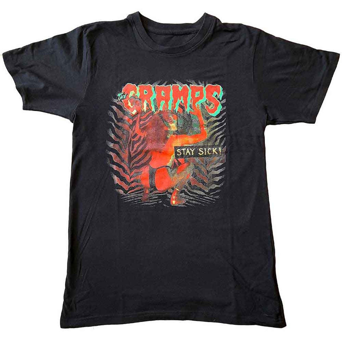 The Cramps Stay Sick Black Tee
