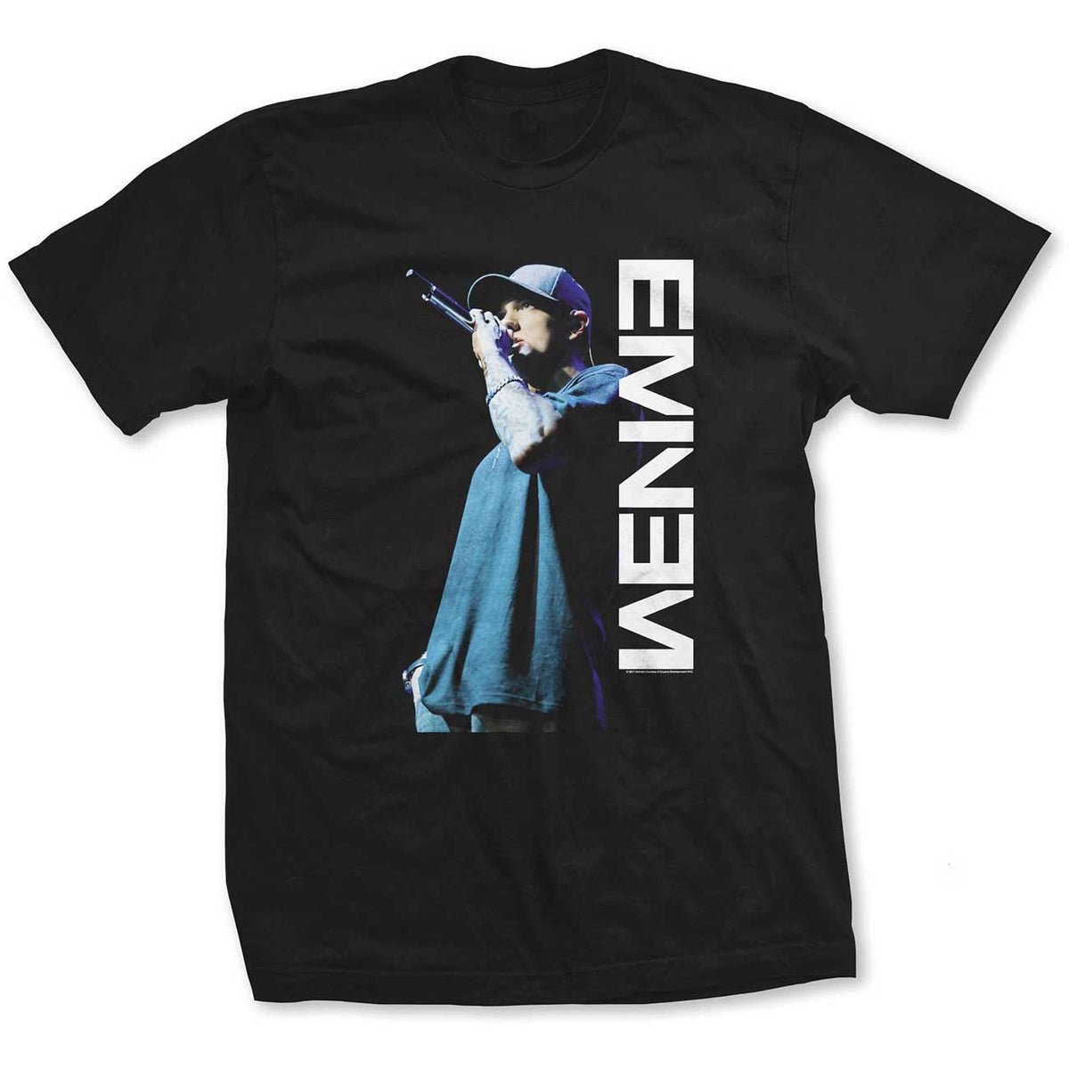 Eminem Mic Pose Black Tee