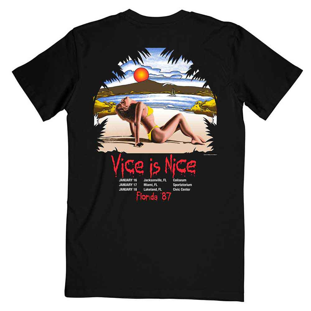 Iron Maiden Vice Is Nice Black Tee