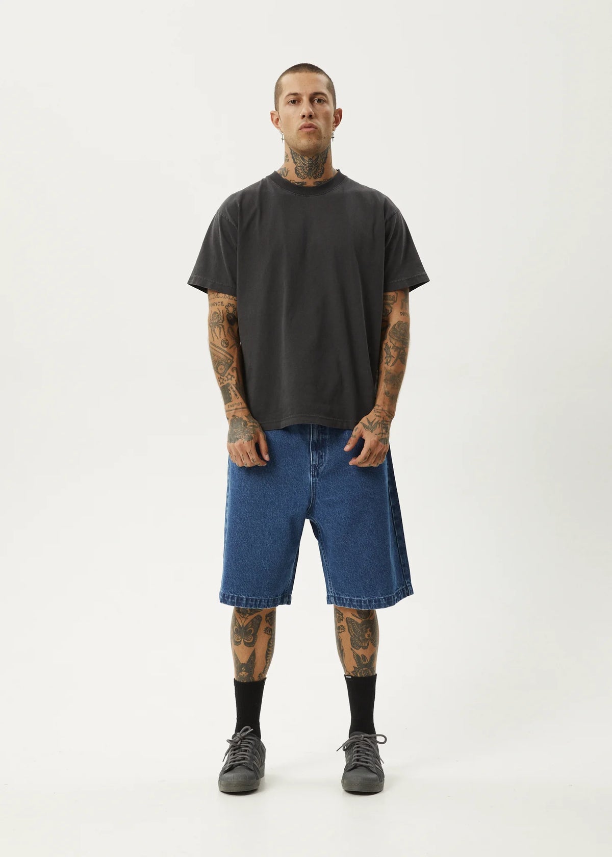 Lil C Denim Baggy Fit Short 22 Inch