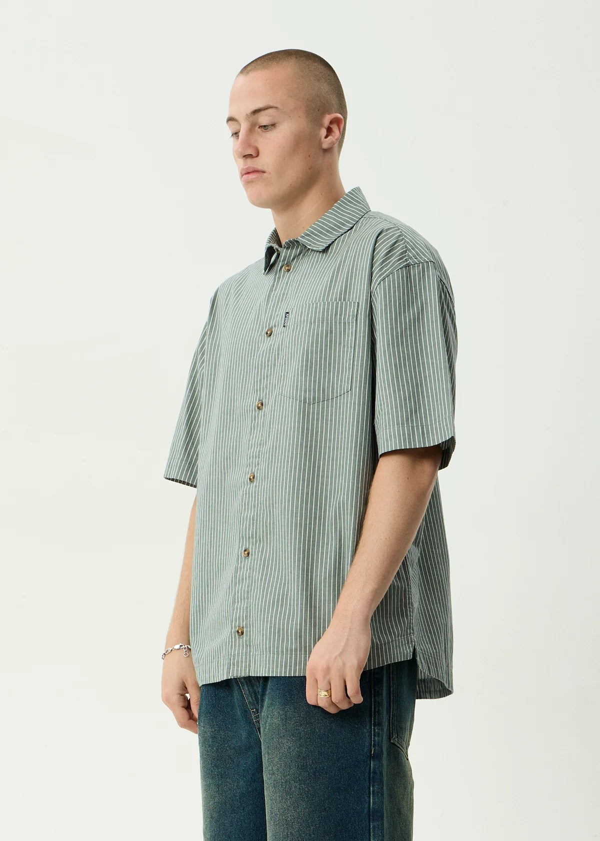 Pinned - Short Sleeve Shirt - Sycamore Stripe