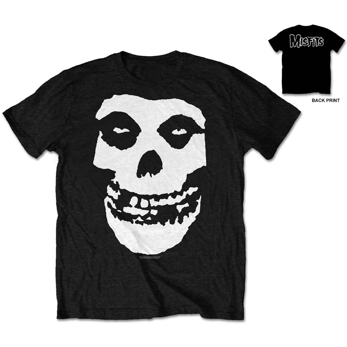 Misfits Classic Fiend Skull Black Tee