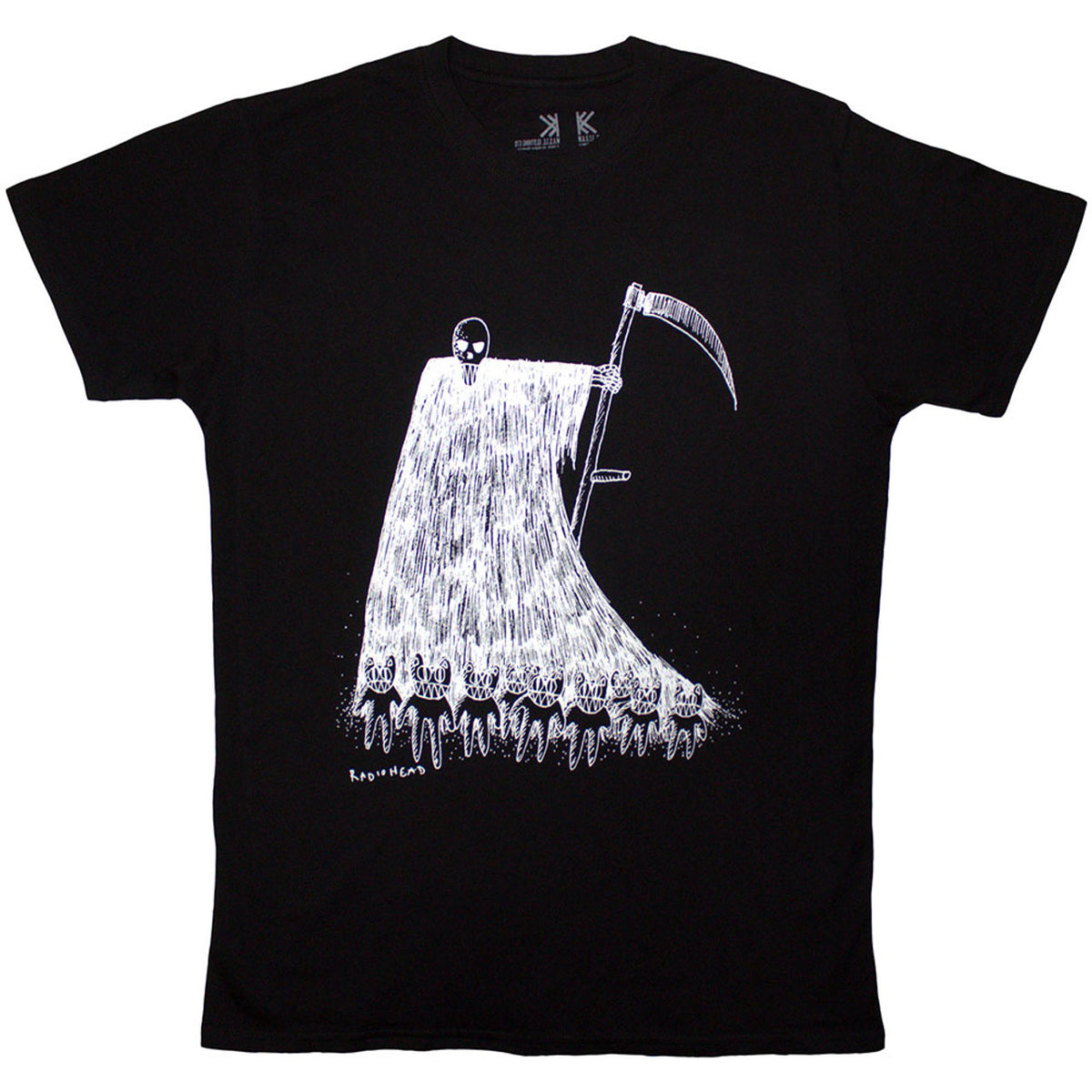 Radiohead Grim Reaper Black Tee