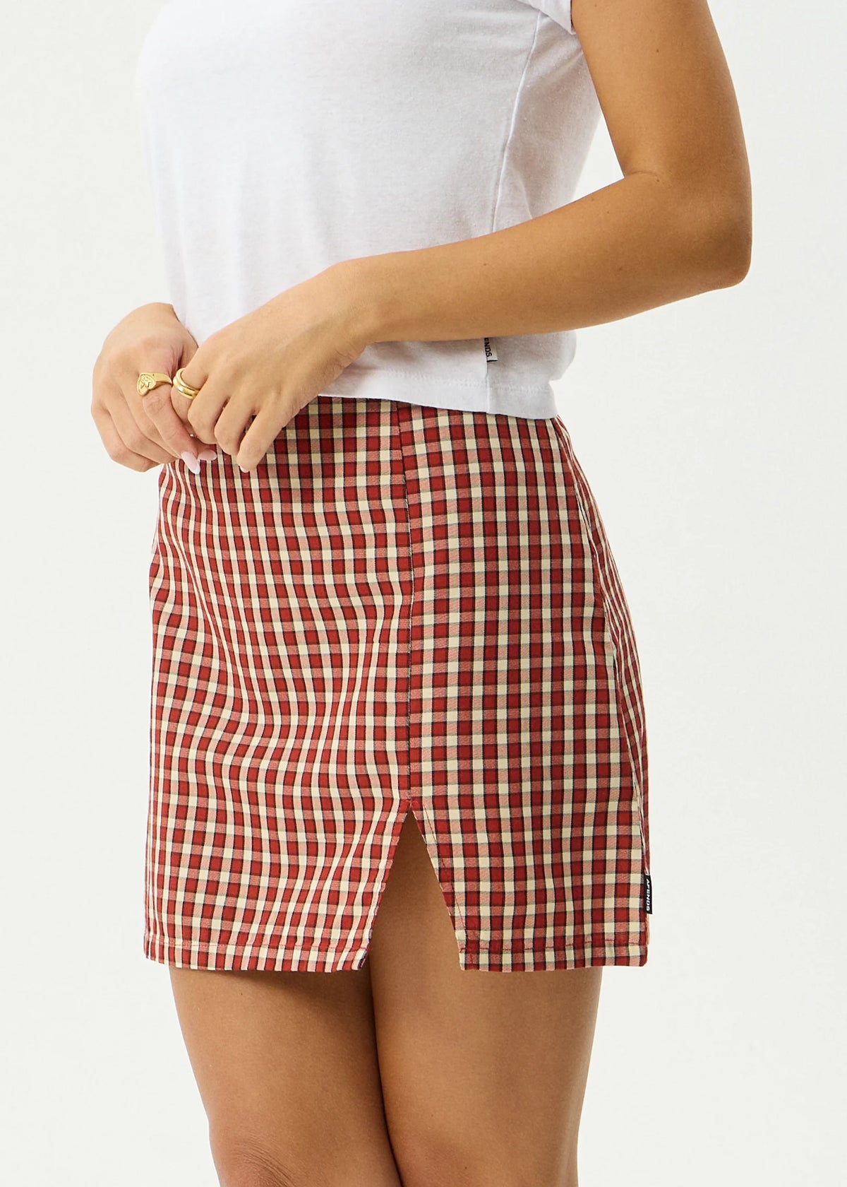 Austin Red Rum Check Mini Dress