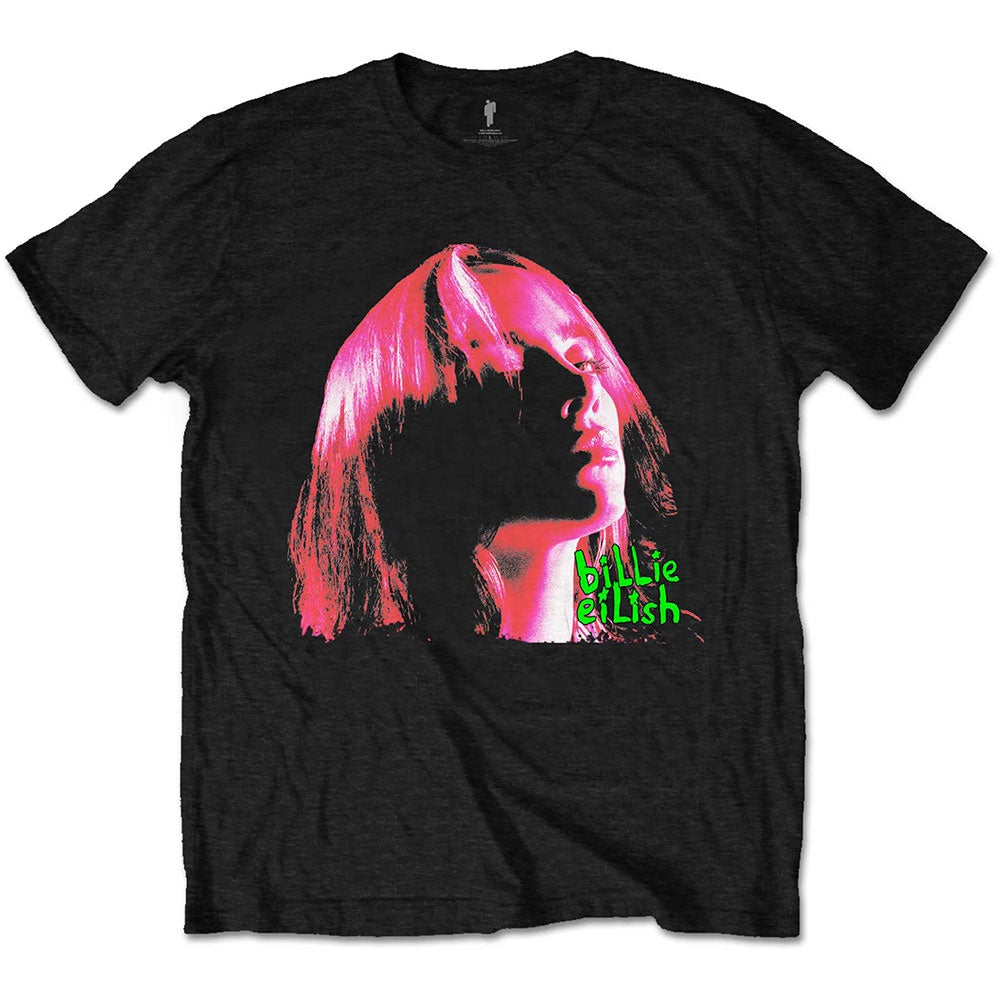 Billie Eilish Neon Shadow Pink Tee
