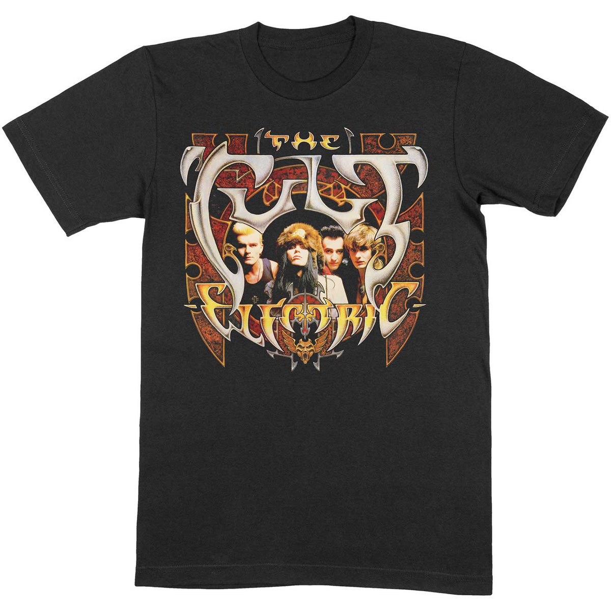 The Cult Electric Summer 1987 Black Tee