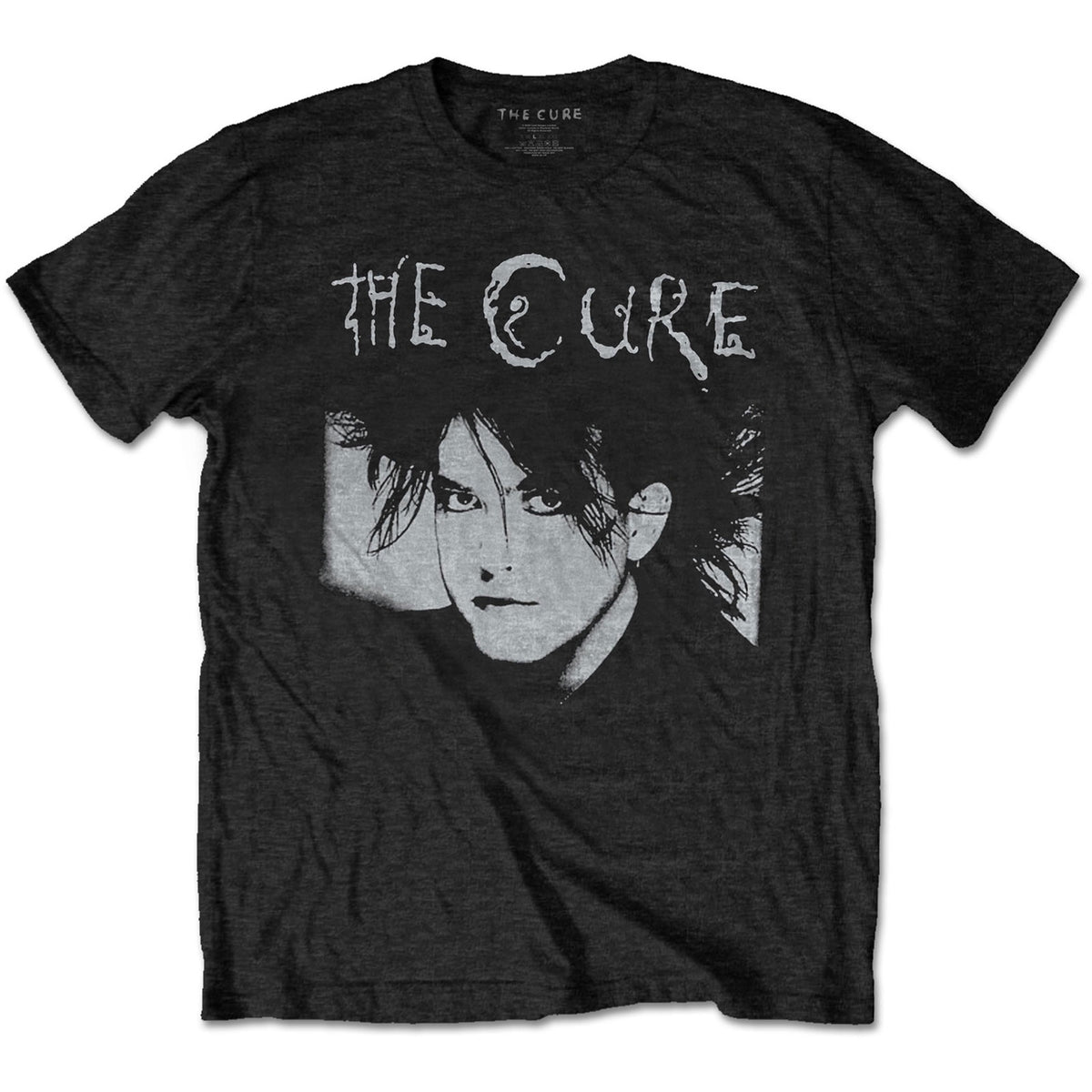 The Cure Robert Illustration Black Tee