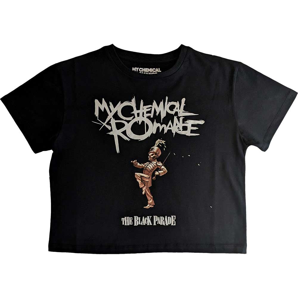 My Chemical Romance The Black Parade Black Crop Top Tee