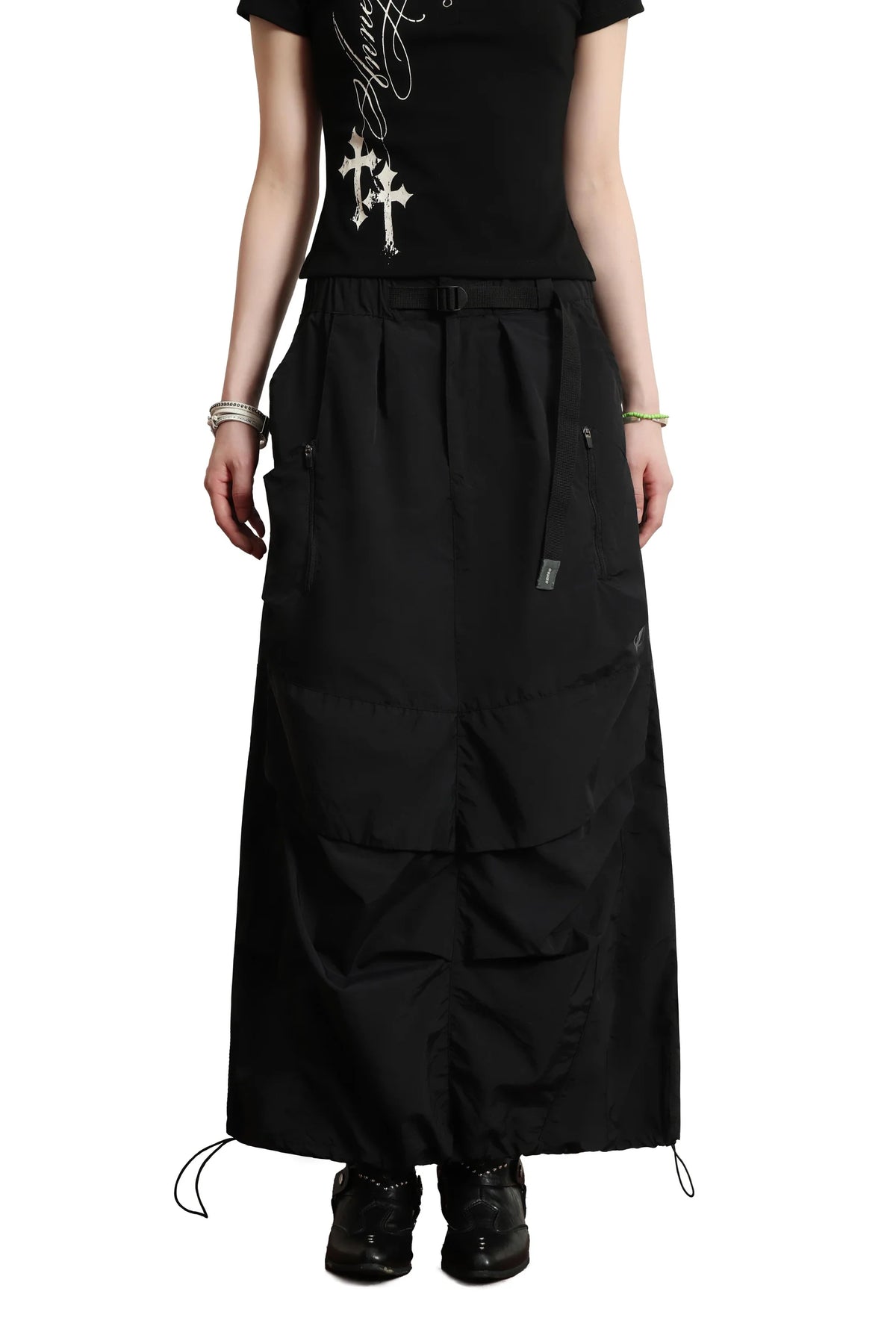 Sense Technical Utility Skirt Black