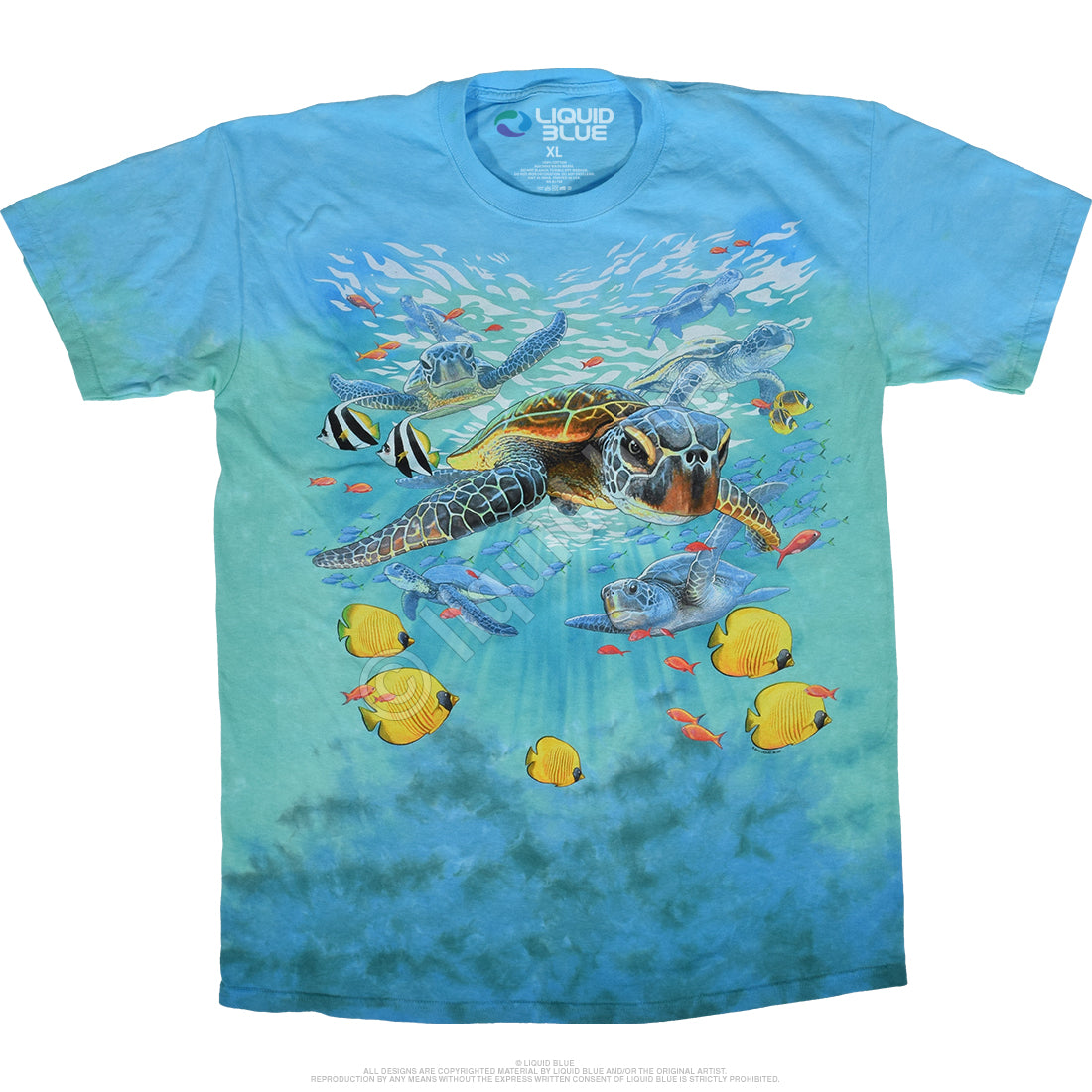 Sea Turtles Tie Dye Tee