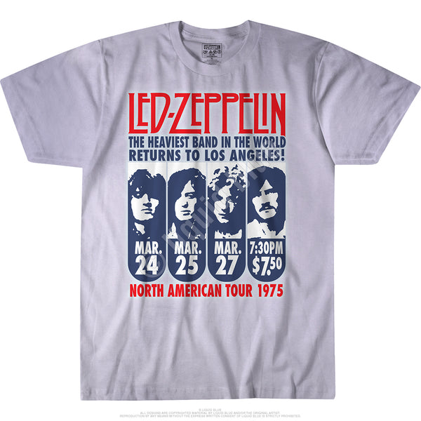 Led Zeppelin LA 1975 Tee