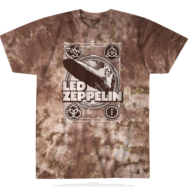 Led Zeppelin Poster Tie Dye Tee