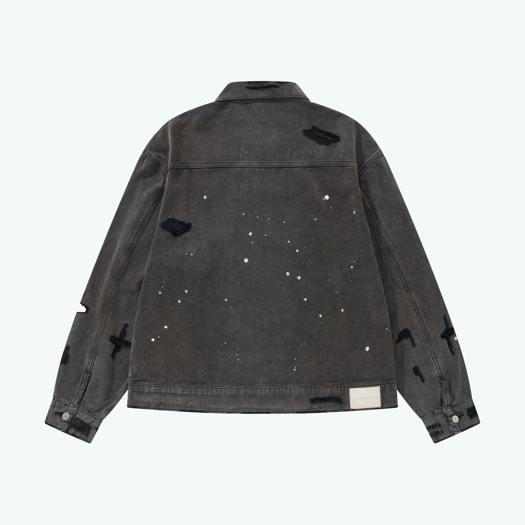 Sense Crash Destroy Denim Carbon Black Jacket