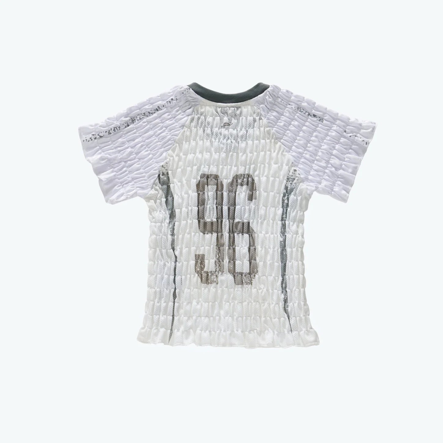 Wrinkles Printed Football Top