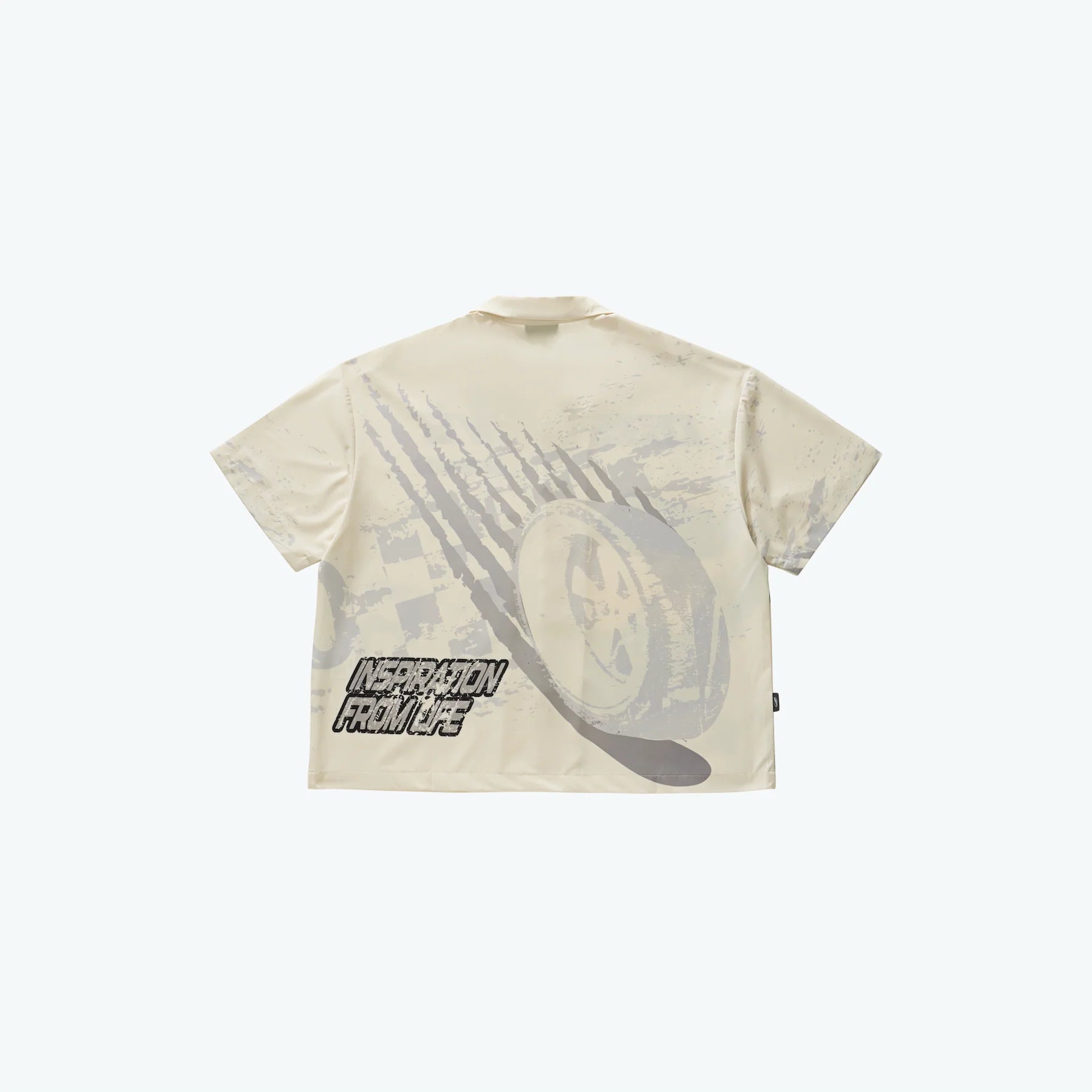 Sense Racing Full Print Ivory Shirt