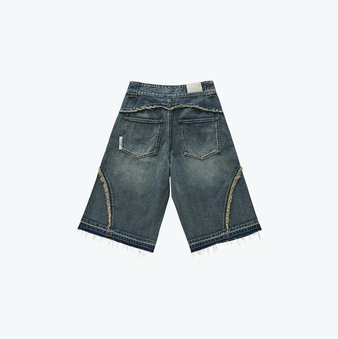 Sense Twist Seam Carpi Indigo Blue Jorts