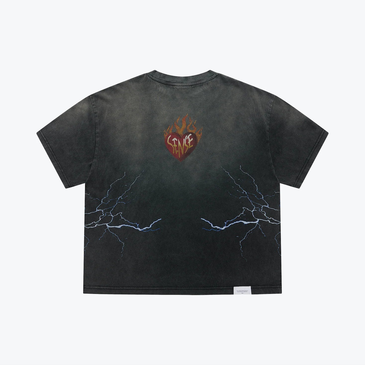Sense Burning World Black Tee