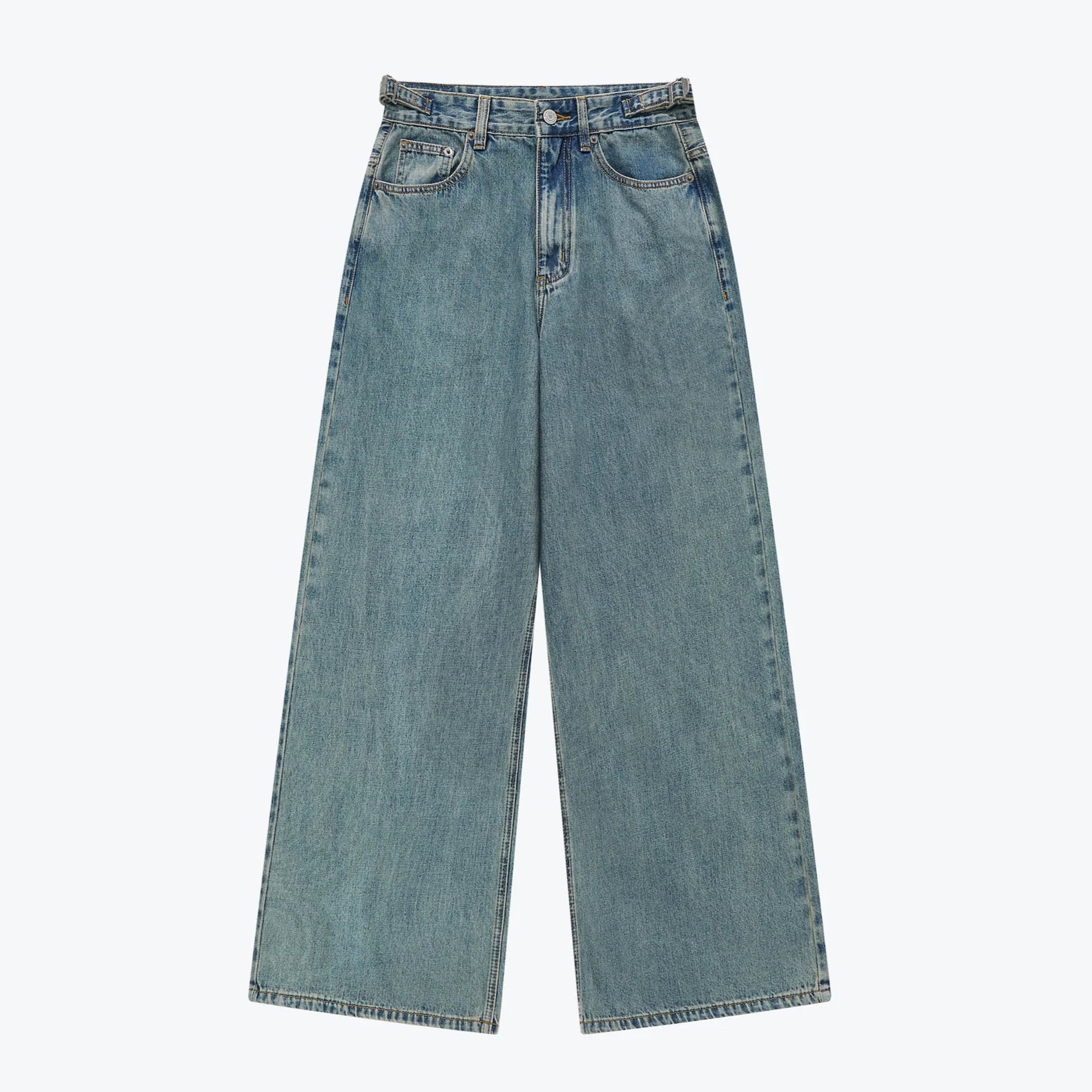 Sense Wide Leg Low Rise Jeans