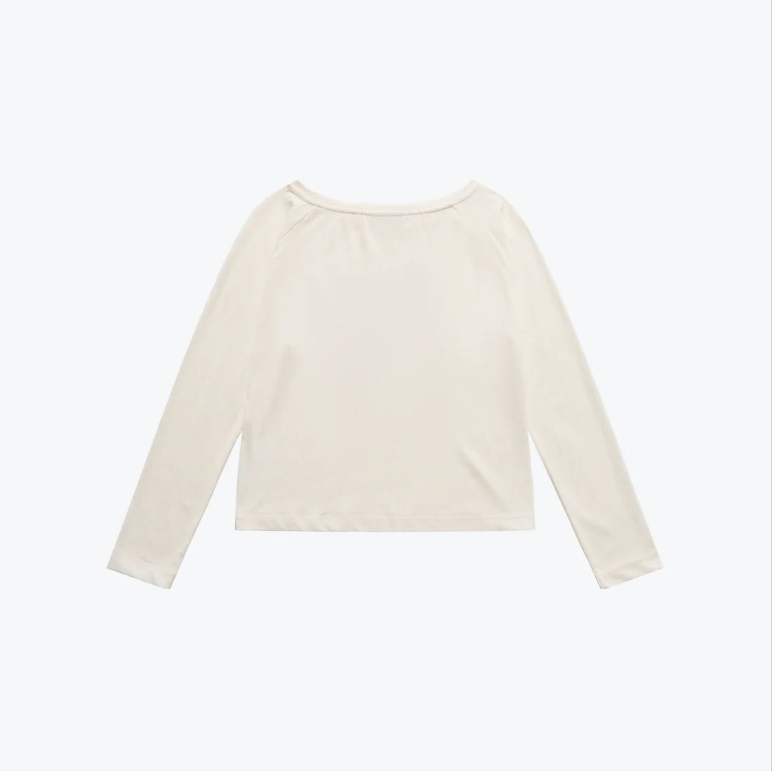 Sense Wings Off-Shoulder Cream Tee