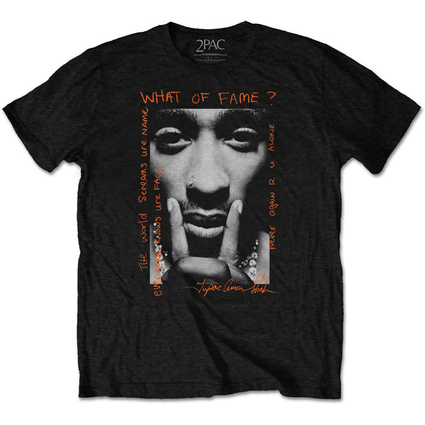 Tupac What of Fame Black Tee