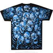 Skull Pile Blue Tee