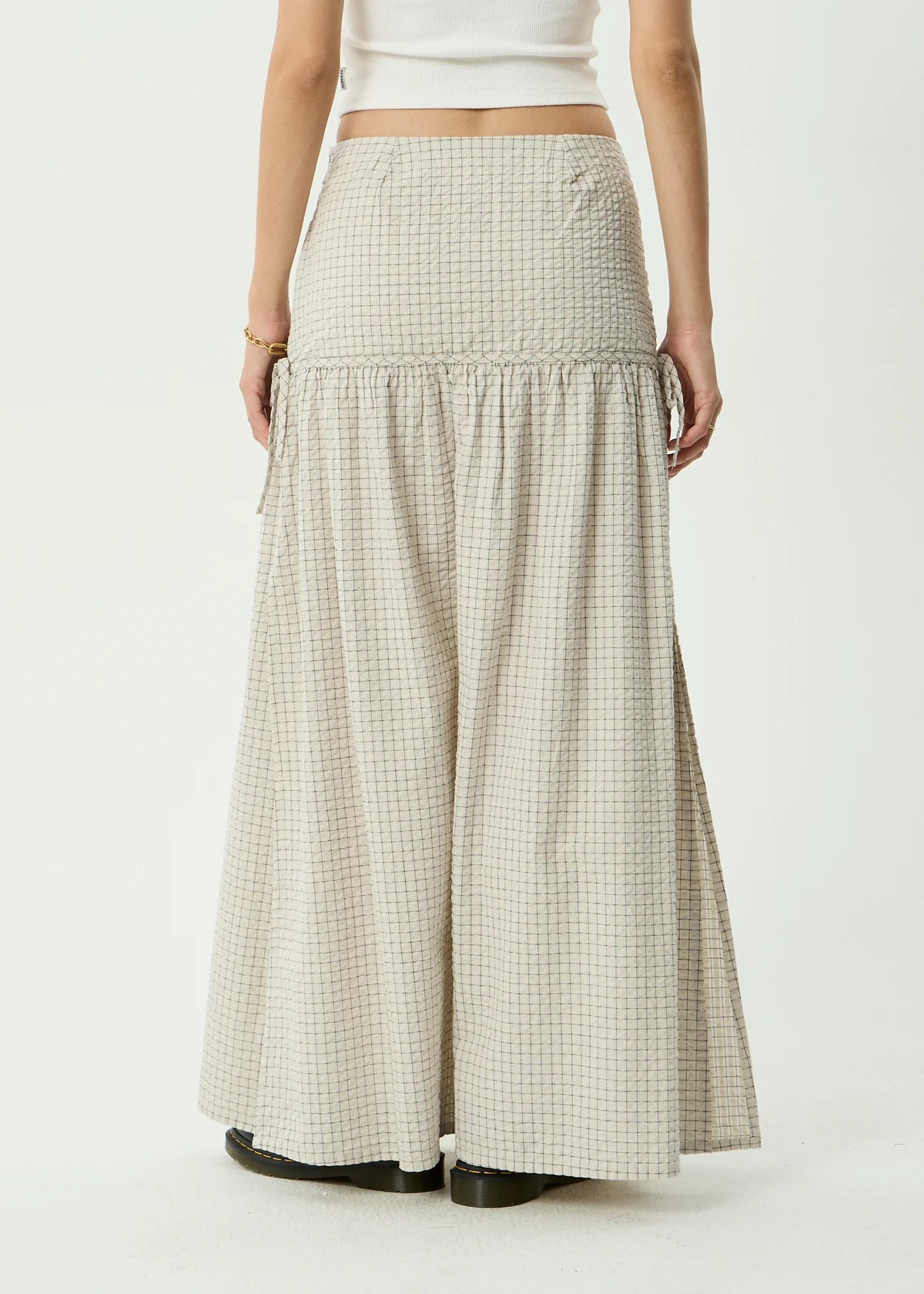 Nadia - Maxi Skirt - Reverb Moonbeam Check