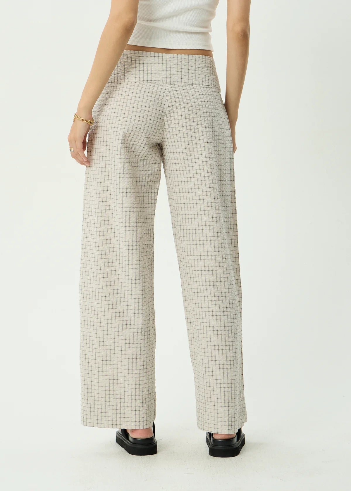 Sofia - Wide Leg Pant - Reverb Moonbeam Check
