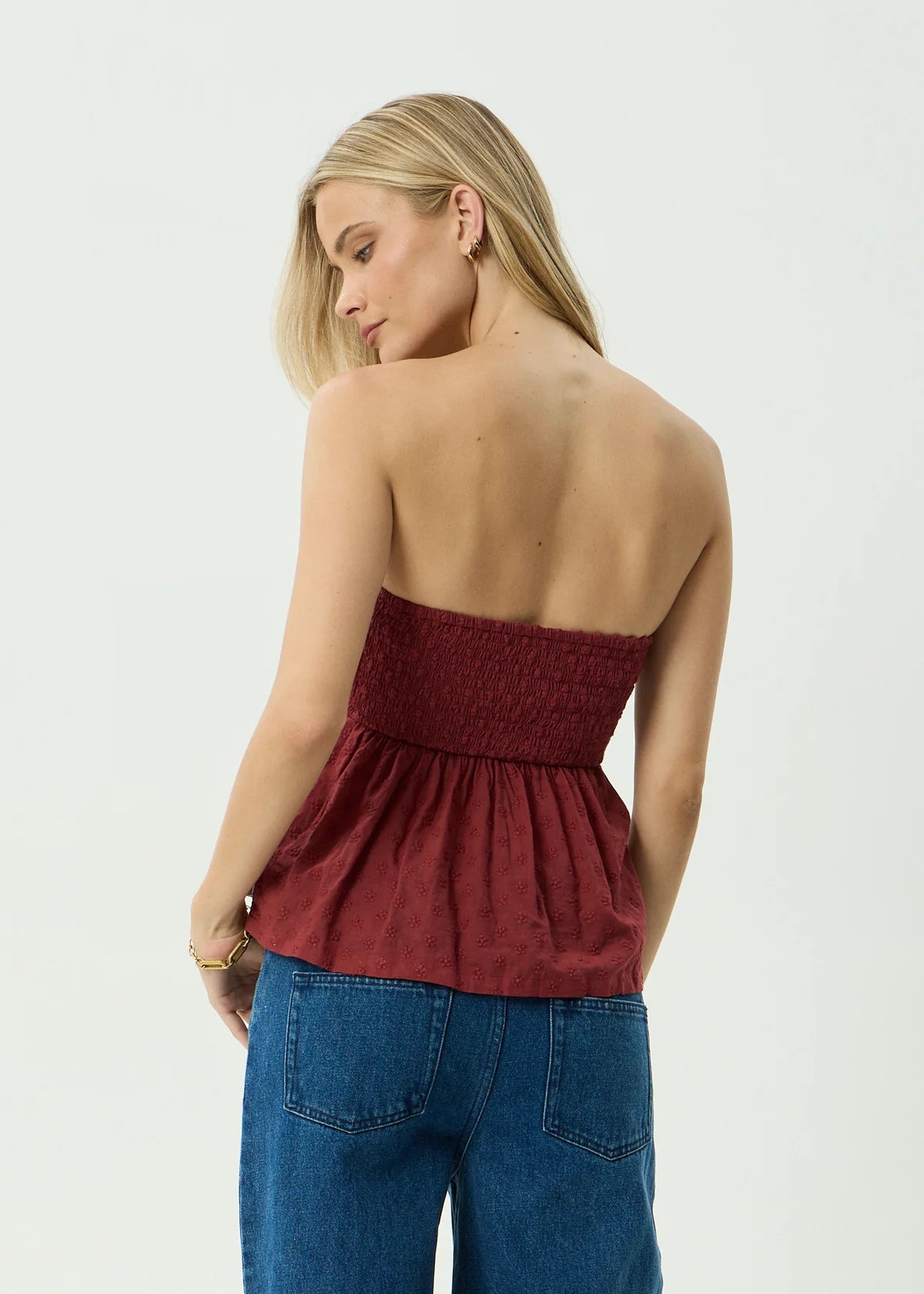 Juni - Strapless Top - Ruby Anglaise