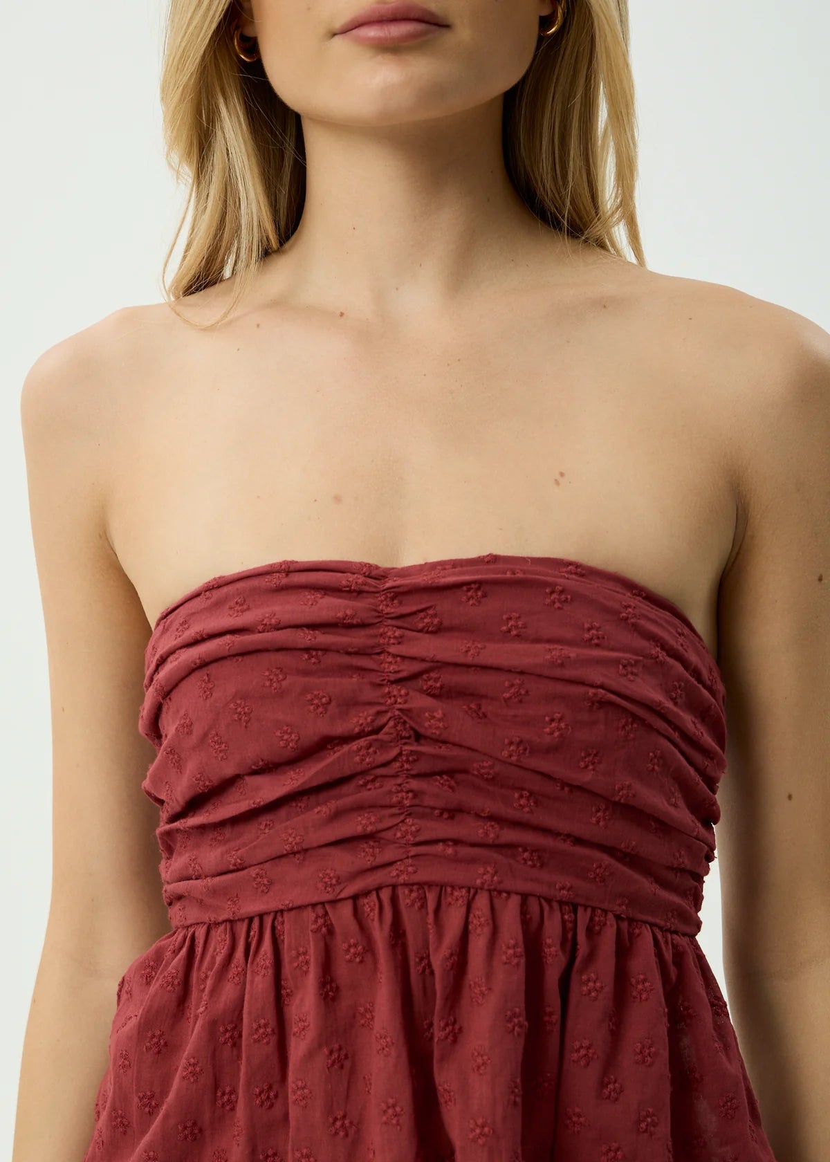 Juni - Strapless Top - Ruby Anglaise