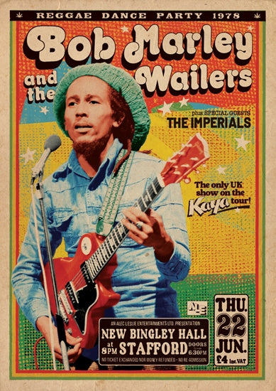 Bob Marley Bingley Hall Poster #551