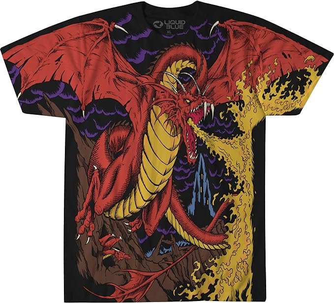 Dragon Liquid Blue Tee
