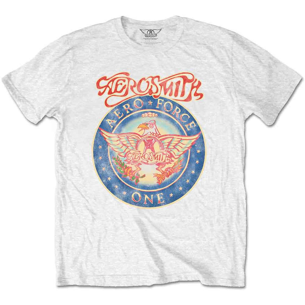 Aerosmith Aero Force White Tee
