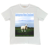 Aotearoa NZ Land of the Large White Sheep Tee