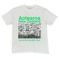 Aotearoa NZ Land of the Long White Cloud Sheep Tee