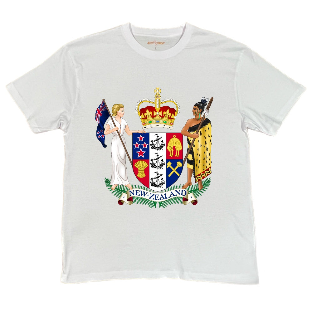 Aotearoa NZ Coat of Arms Design Tee
