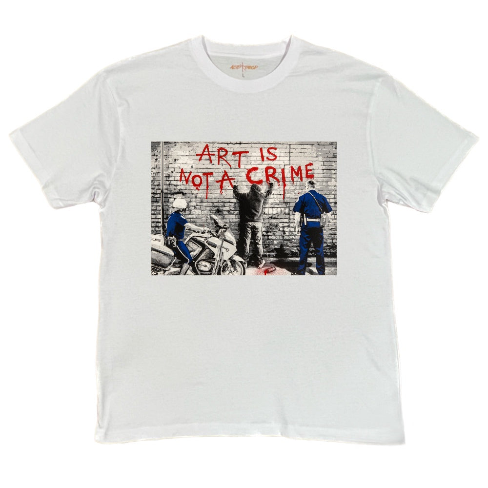 Art is Not a Crime Graffiti Tee