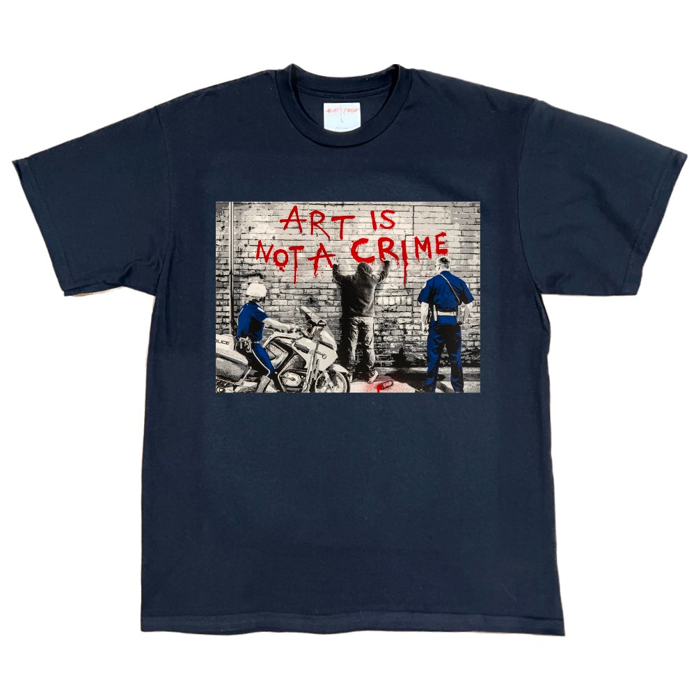 Art is Not a Crime Graffiti Tee