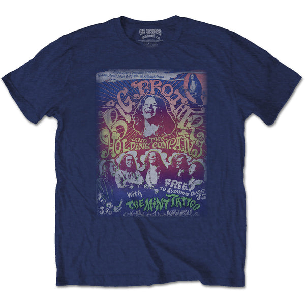 Janis Joplin & Big Brother and the Holding Company Selland Arena Navy Tee