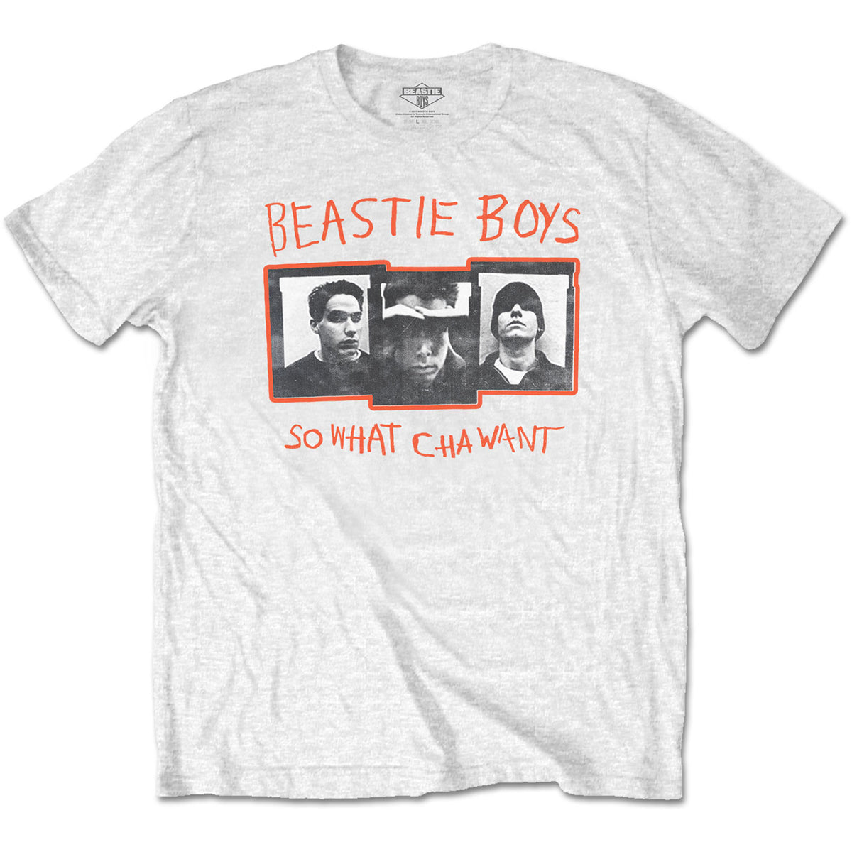 Beastie Boys So What Cha Want White Tee