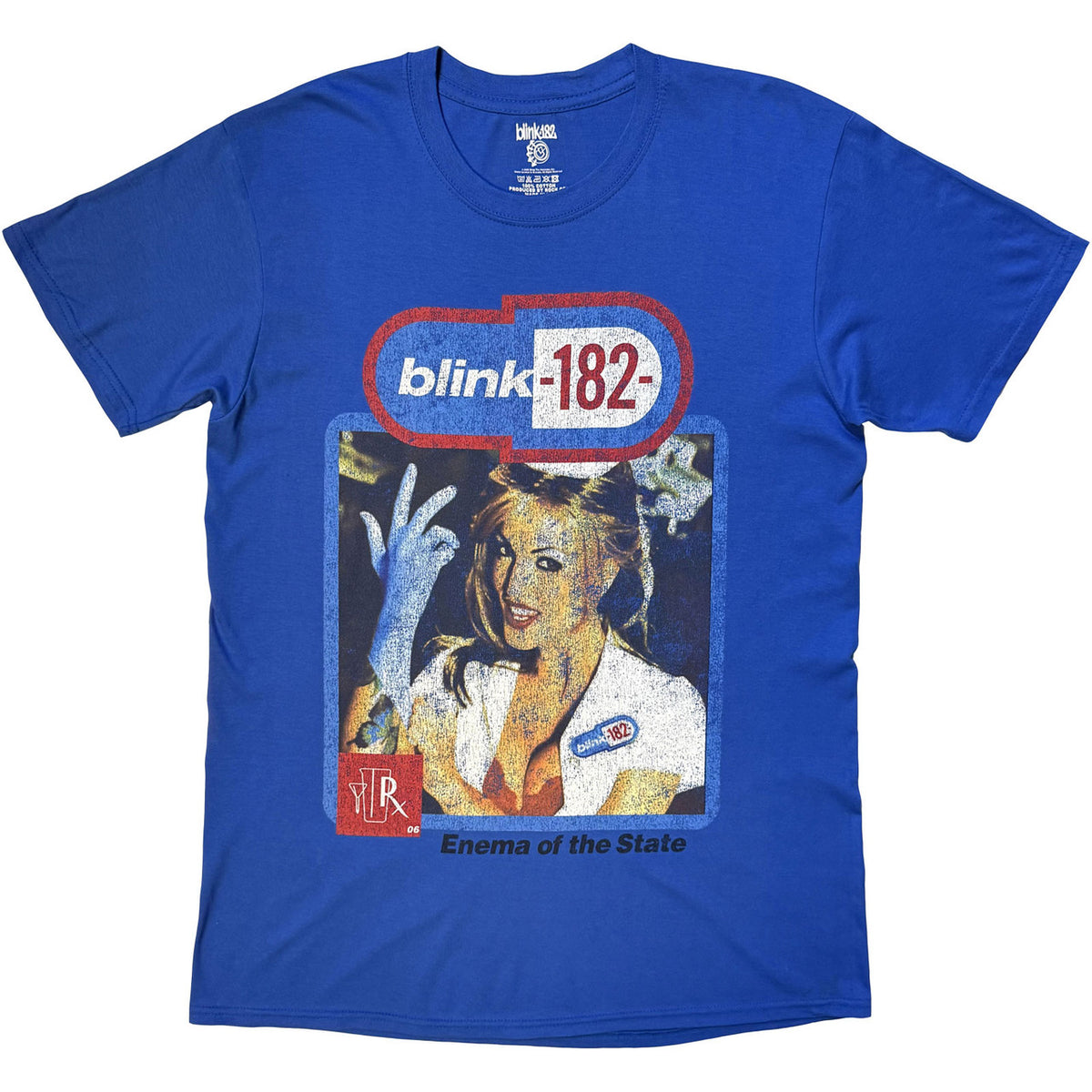 Blink 182 Enema of the State Blue Tee