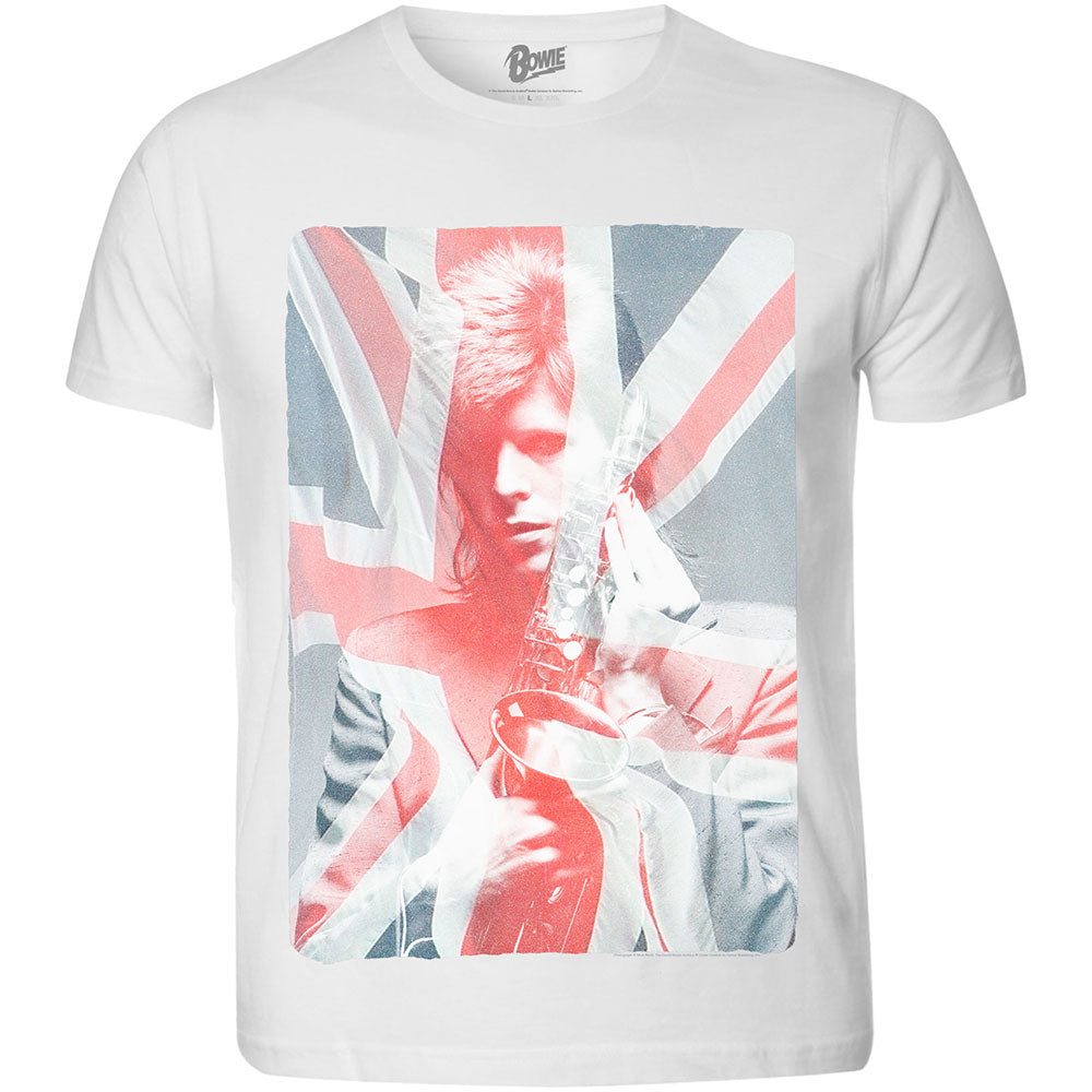 David Bowie Union Jack & Sax Tee