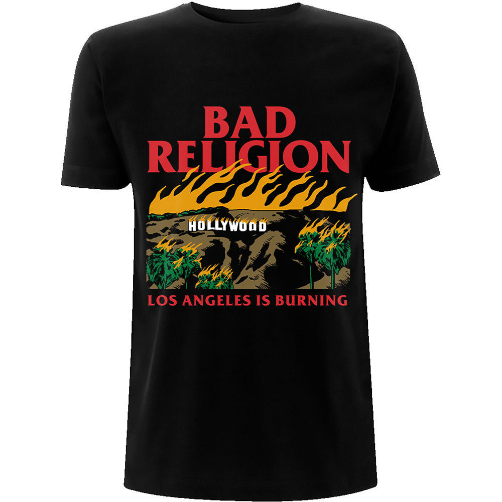 Bad Religion Burning Black Tee