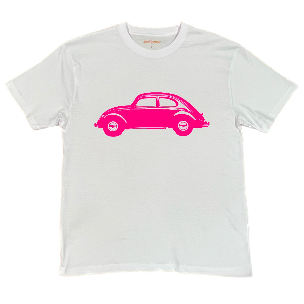 VW Beetle Bright Red Design Tee